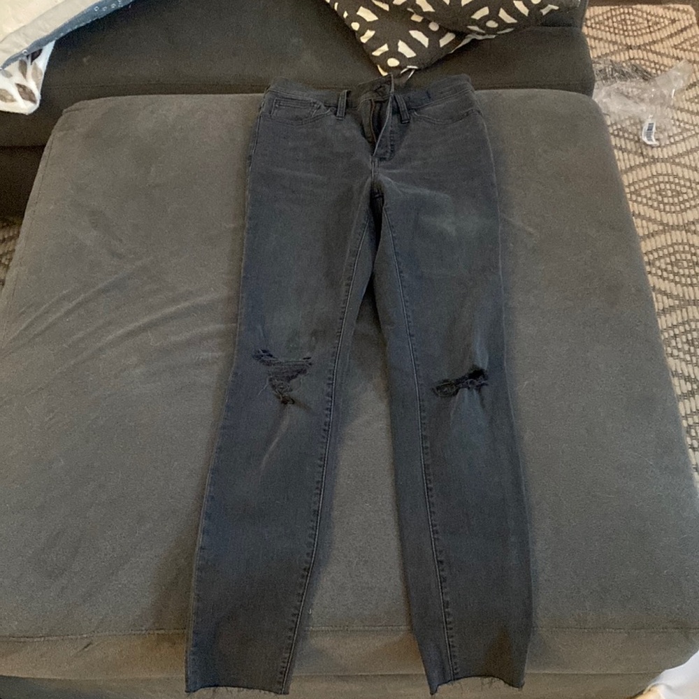 Black madewell skinny jeans